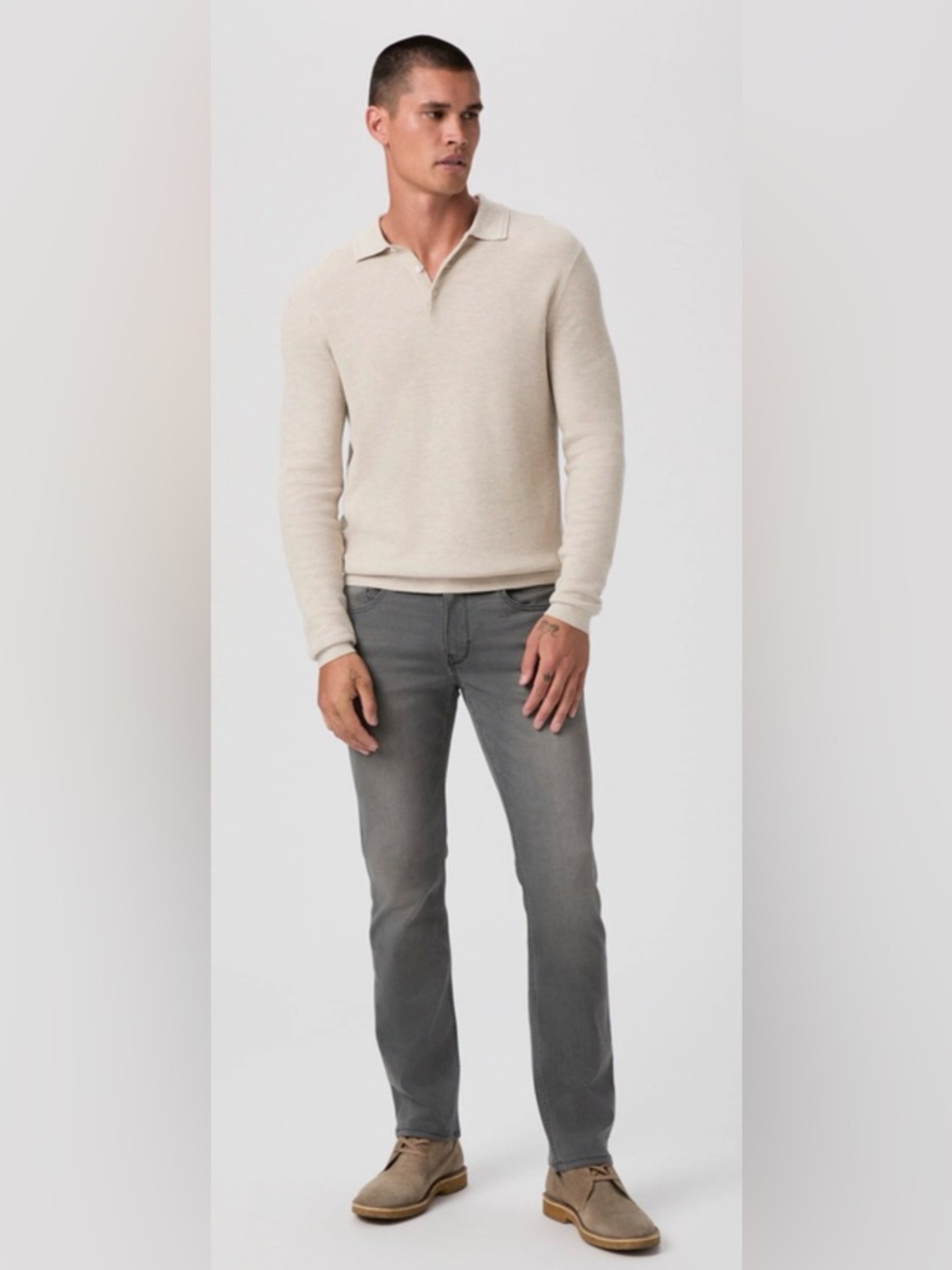 PAIGE Federal Men's Grey Jeans